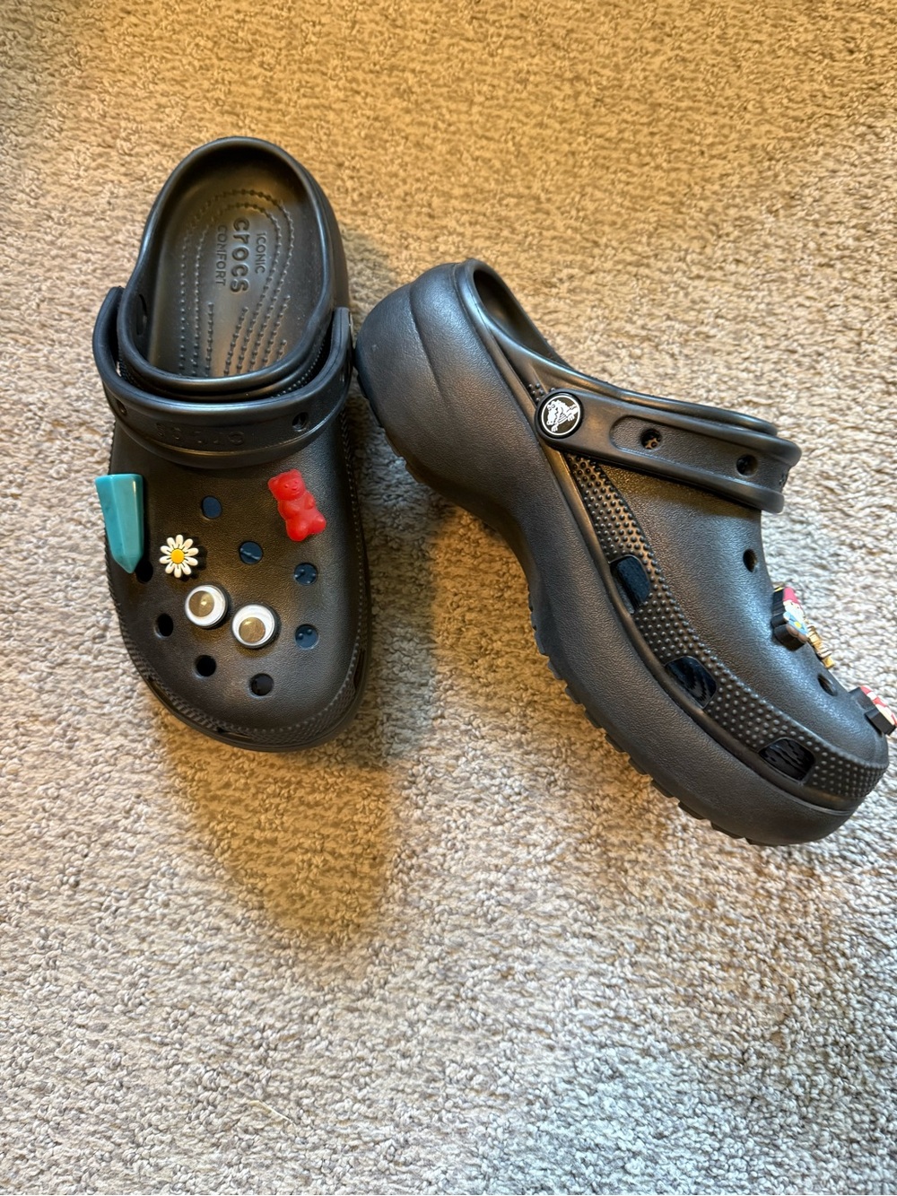 CROCS Classic Platform Clog- Jibbitz not included- See description if interested - Picture 3 of 5